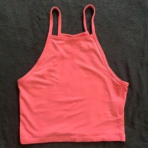 H&M pink crop top